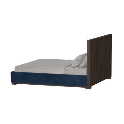 Ava Bed with Framed Vertical Headboard Panels