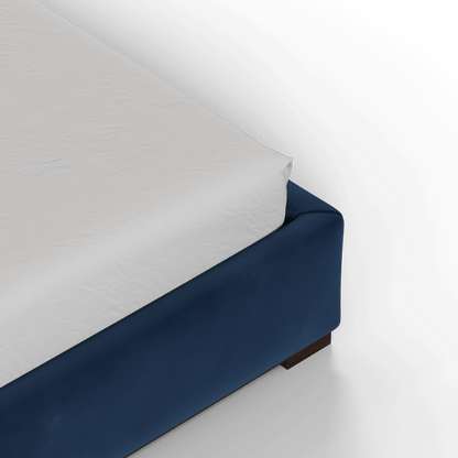 Ava Bed with Framed Vertical Headboard Panels