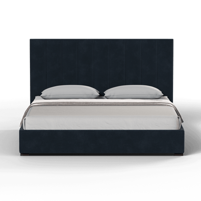Ava High Headboard Bed in Luxe Fabric