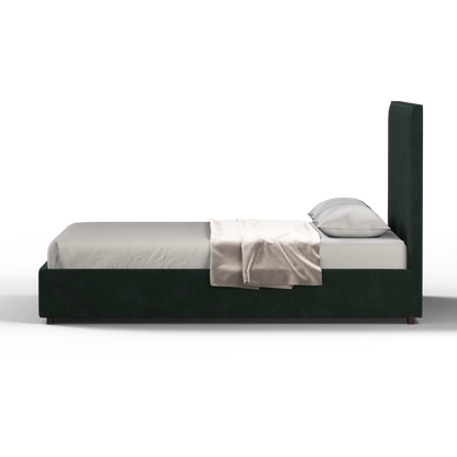 Ava High Headboard Bed in Luxe Fabric