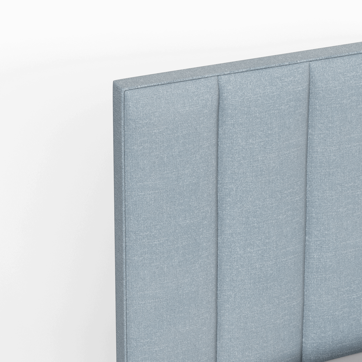 Ava High Headboard Bed in Luxe Fabric