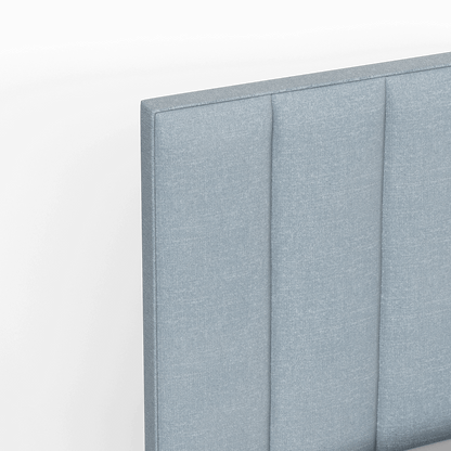 Ava High Headboard Bed in Luxe Fabric
