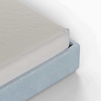 Ava High Headboard Bed in Luxe Fabric