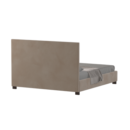 Ava High Headboard Bed in Luxe Fabric