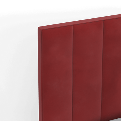 Ava High Headboard Bed in Luxe Fabric