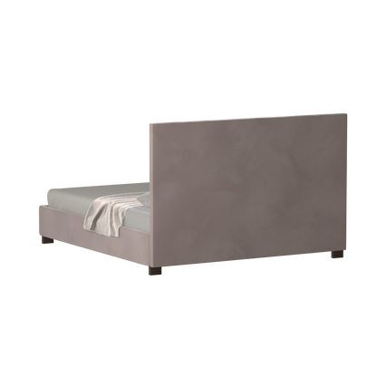 Ava High Headboard Bed in Luxe Fabric