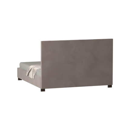 Ava High Headboard Bed in Luxe Fabric