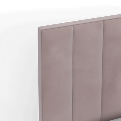 Ava High Headboard Bed in Luxe Fabric