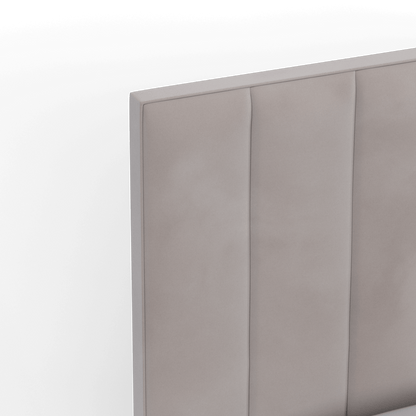 Ava High Headboard Bed in Luxe Fabric