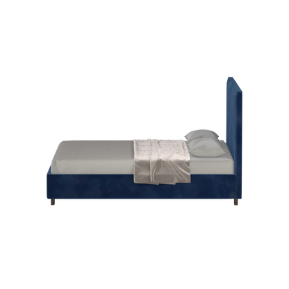 Ava High Headboard Bed in Luxe Fabric