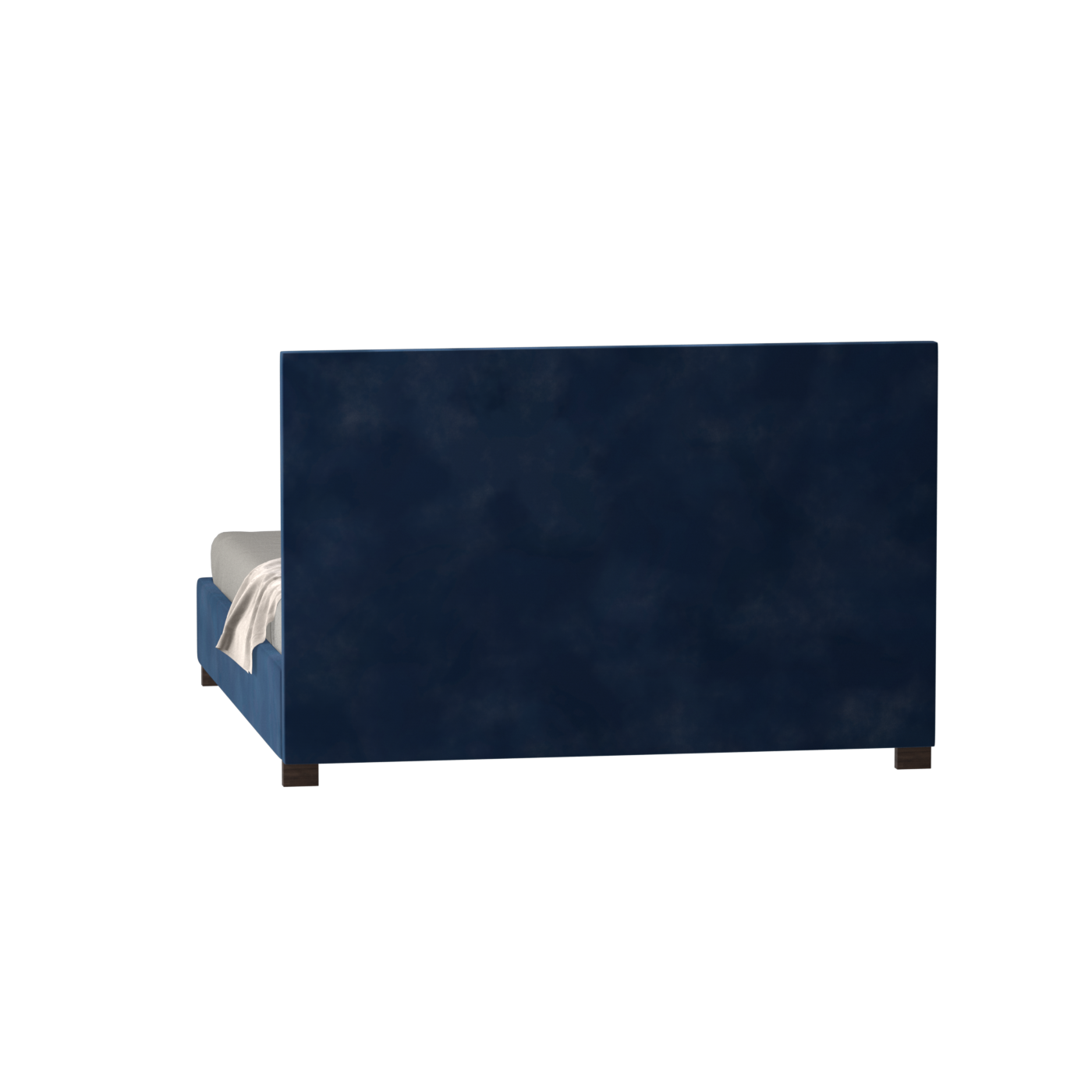 Ava High Headboard Bed in Luxe Fabric