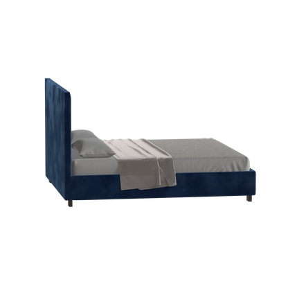 Ava High Headboard Bed in Luxe Fabric