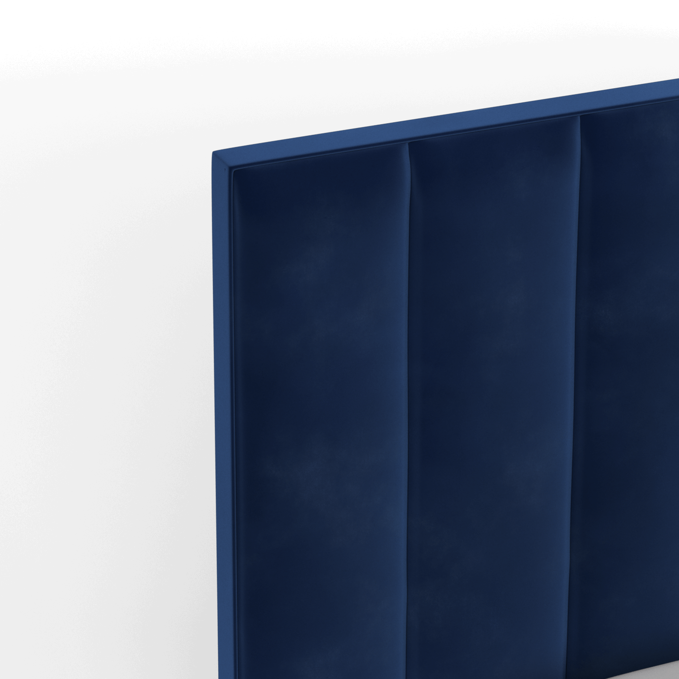 Ava High Headboard Bed in Luxe Fabric