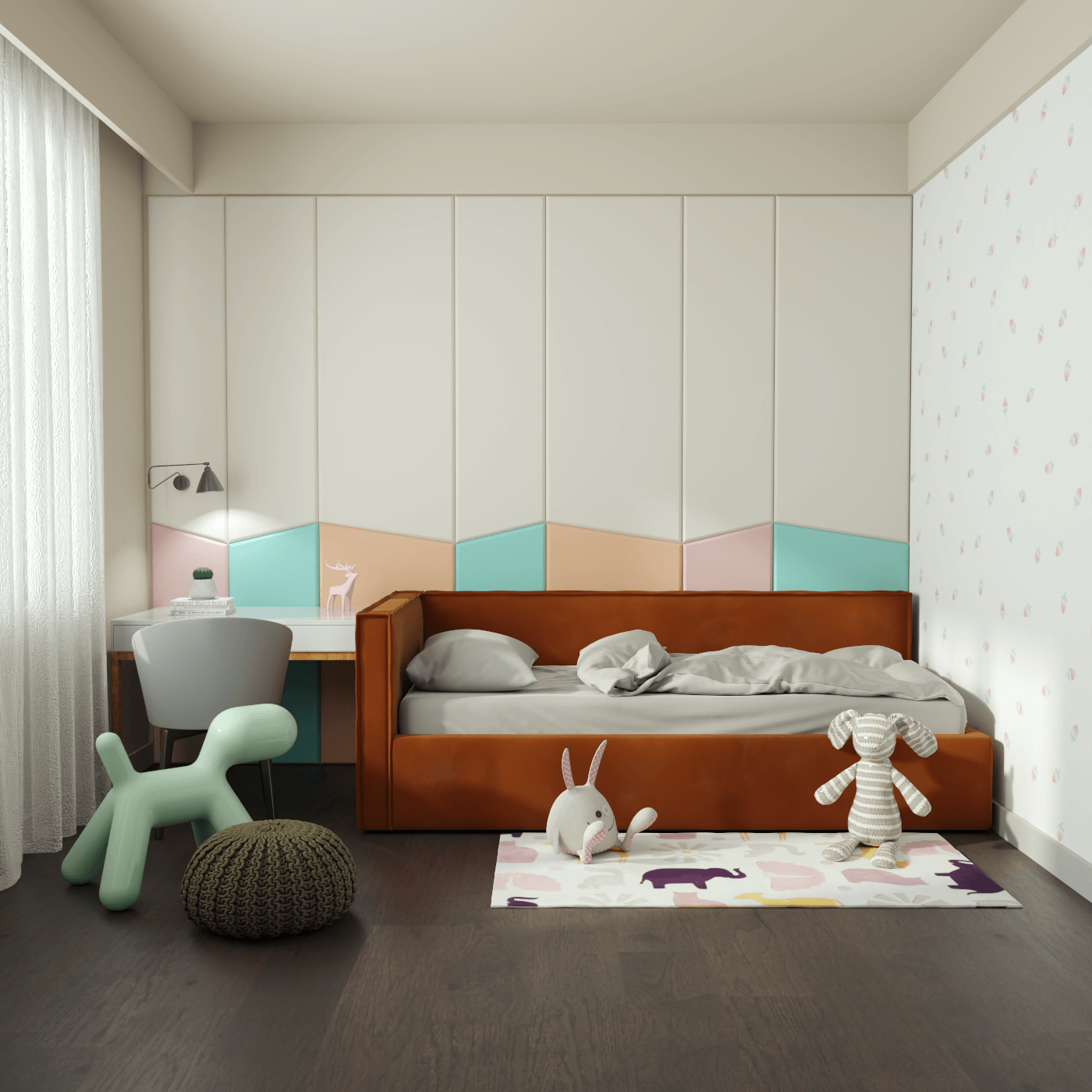 Axel Daybed with Clean Lines and Multi-Use Functionality