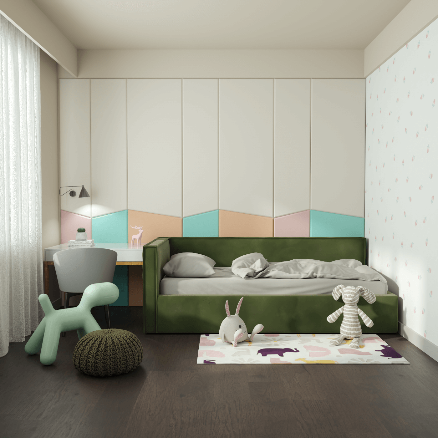 Axel Daybed with Clean Lines and Multi-Use Functionality