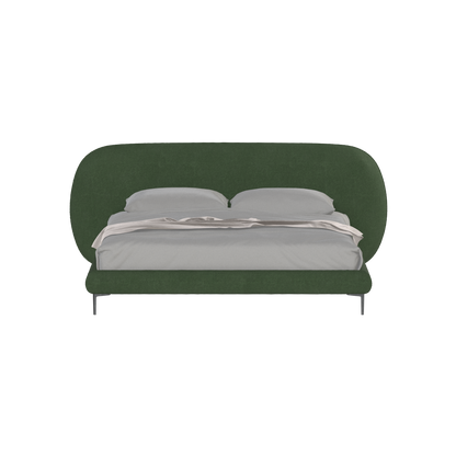 Bolzano Upholstered Bed with Curved Headboard