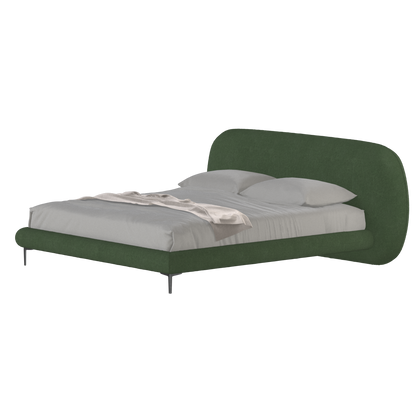 Bolzano Upholstered Bed with Curved Headboard