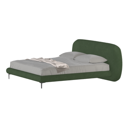 Bolzano Upholstered Bed with Curved Headboard