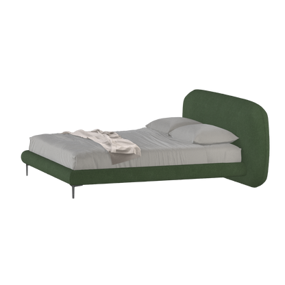 Bolzano Upholstered Bed with Curved Headboard