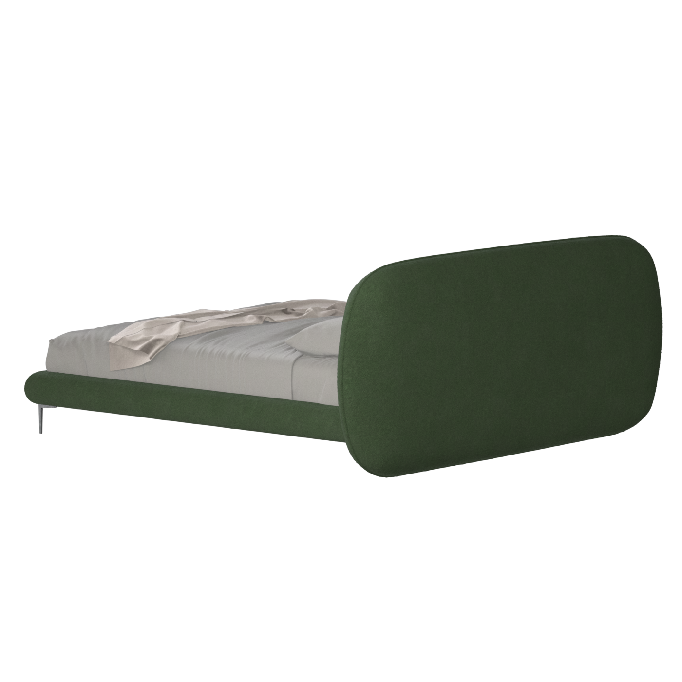 Bolzano Upholstered Bed with Curved Headboard