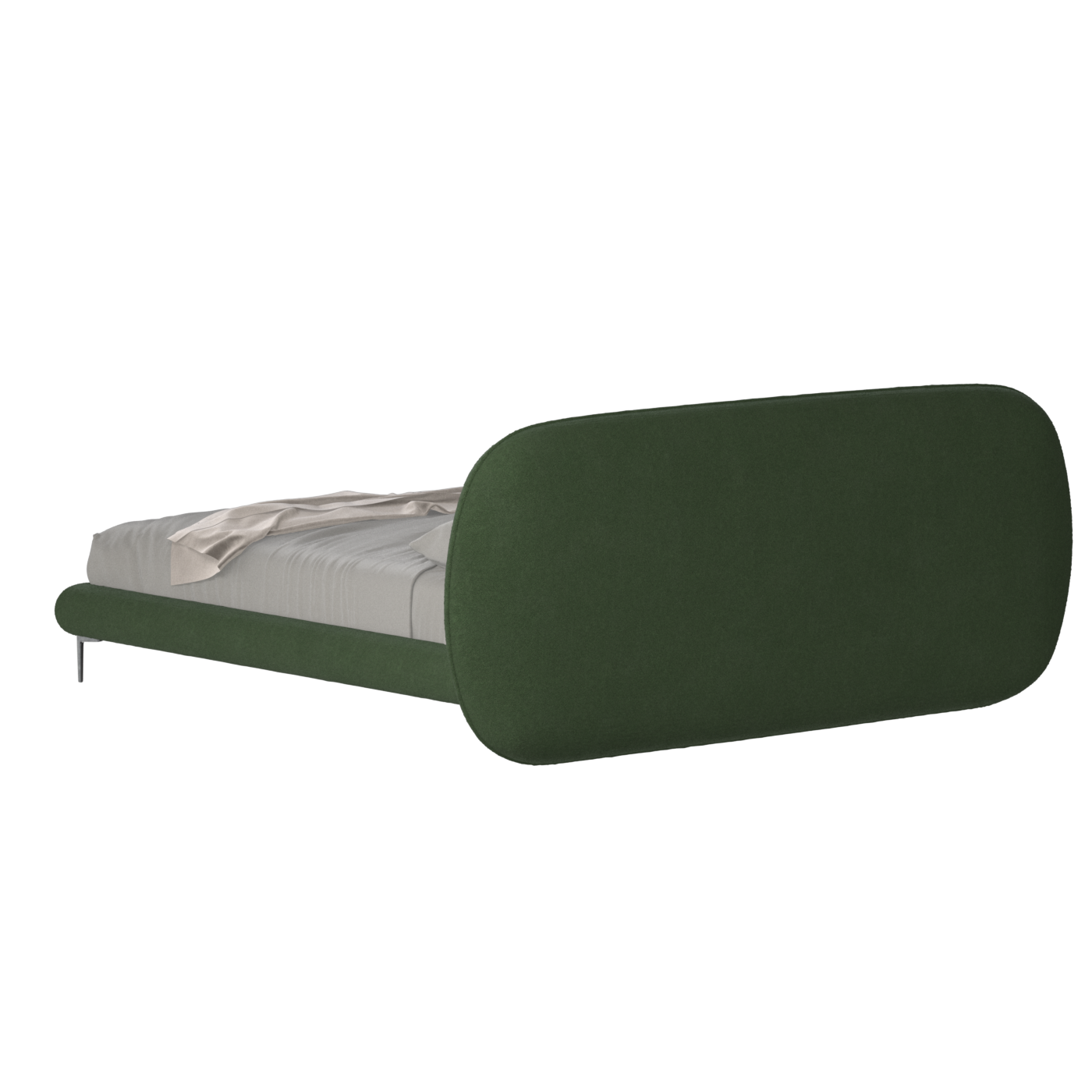 Bolzano Upholstered Bed with Curved Headboard