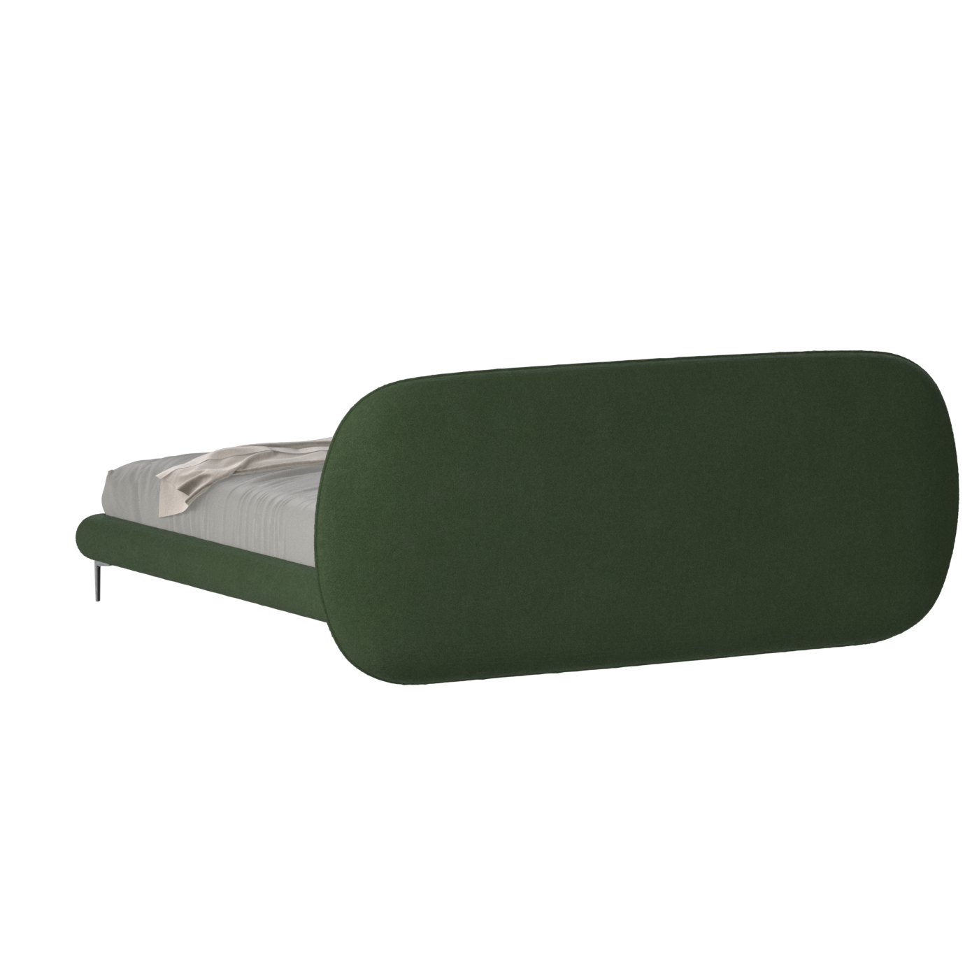 Bolzano Upholstered Bed with Curved Headboard