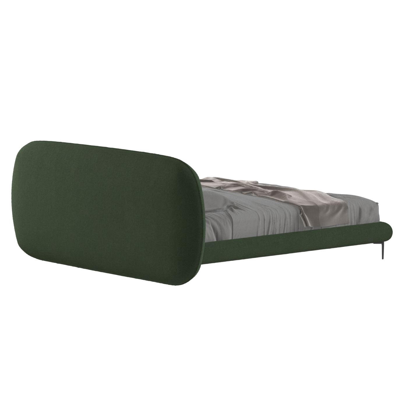 Bolzano Upholstered Bed with Curved Headboard