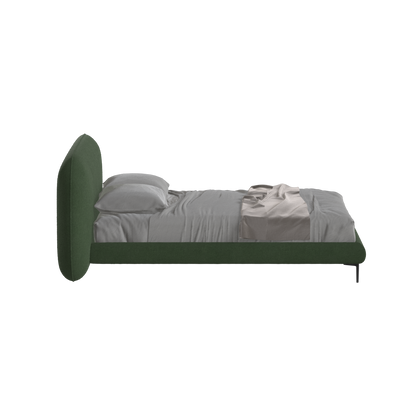 Bolzano Upholstered Bed with Curved Headboard