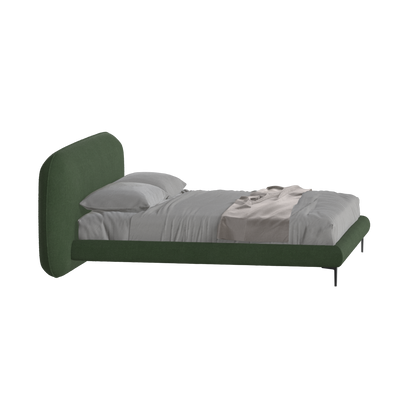 Bolzano Upholstered Bed with Curved Headboard