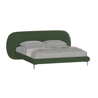 Bolzano Upholstered Bed with Curved Headboard