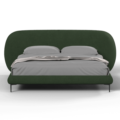 Bolzano Upholstered Bed with Curved Headboard