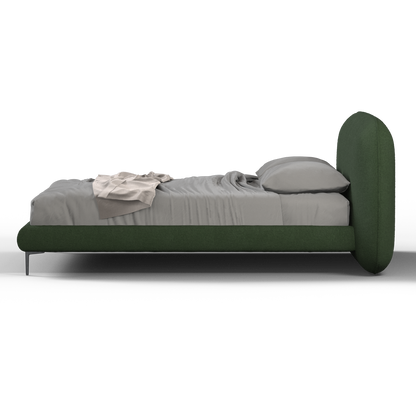 Bolzano Upholstered Bed with Curved Headboard