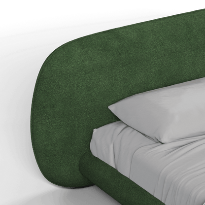 Bolzano Upholstered Bed with Curved Headboard