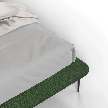 Bolzano Upholstered Bed with Curved Headboard