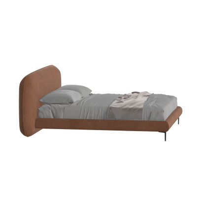 Bolzano Upholstered Bed with Curved Headboard