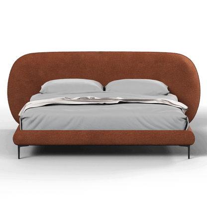 Bolzano Upholstered Bed with Curved Headboard