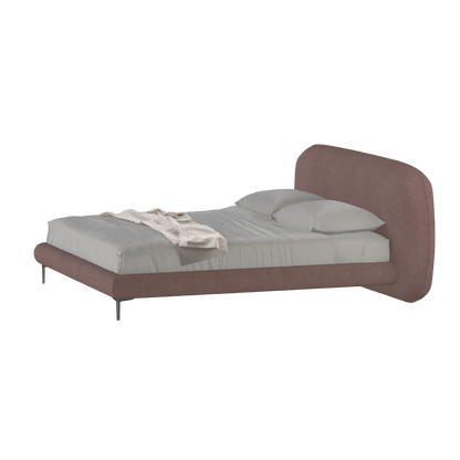 Bolzano Upholstered Bed with Curved Headboard