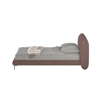 Bolzano Upholstered Bed with Curved Headboard