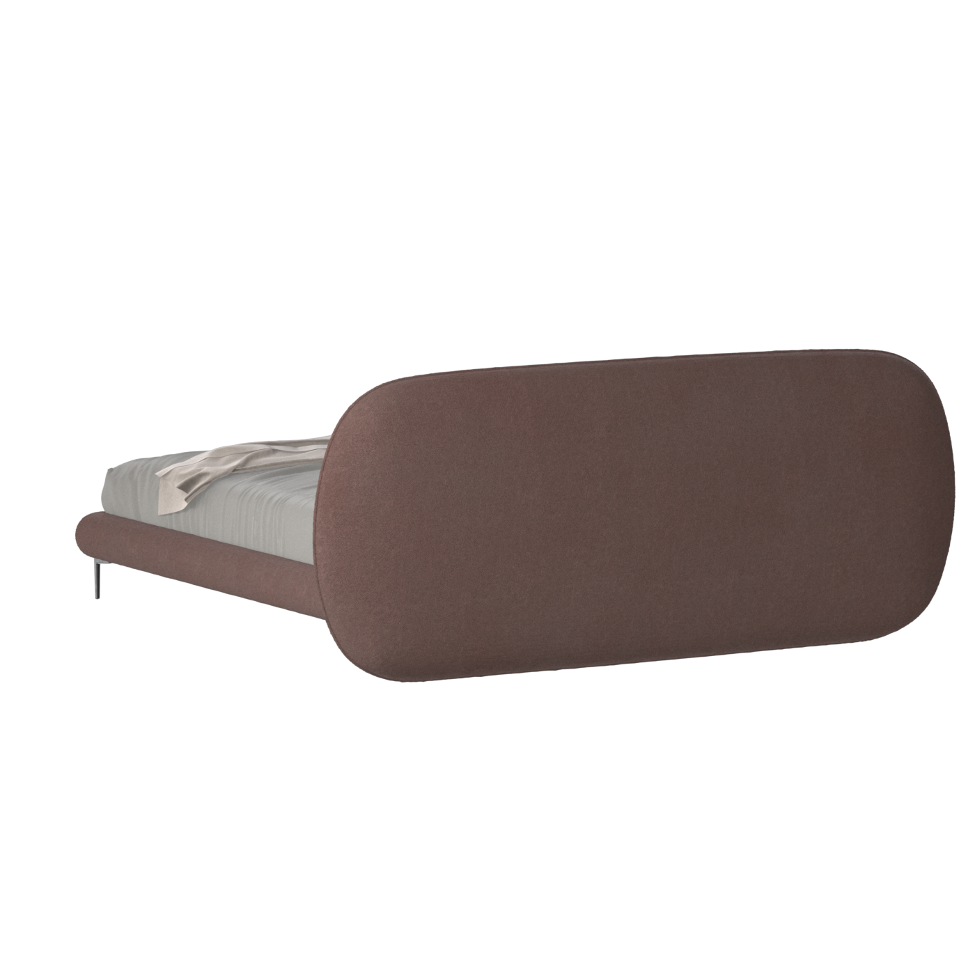 Bolzano Upholstered Bed with Curved Headboard