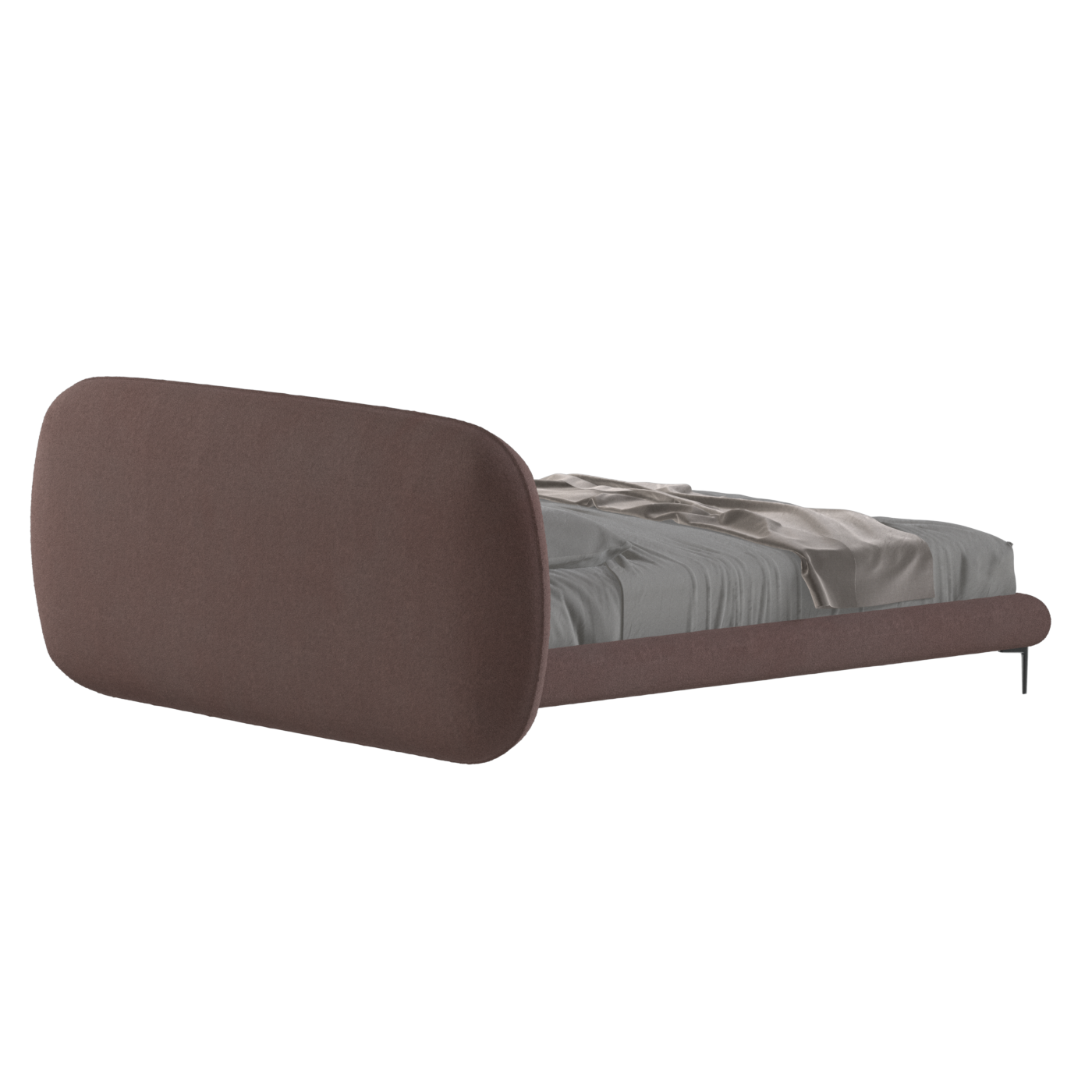 Bolzano Upholstered Bed with Curved Headboard