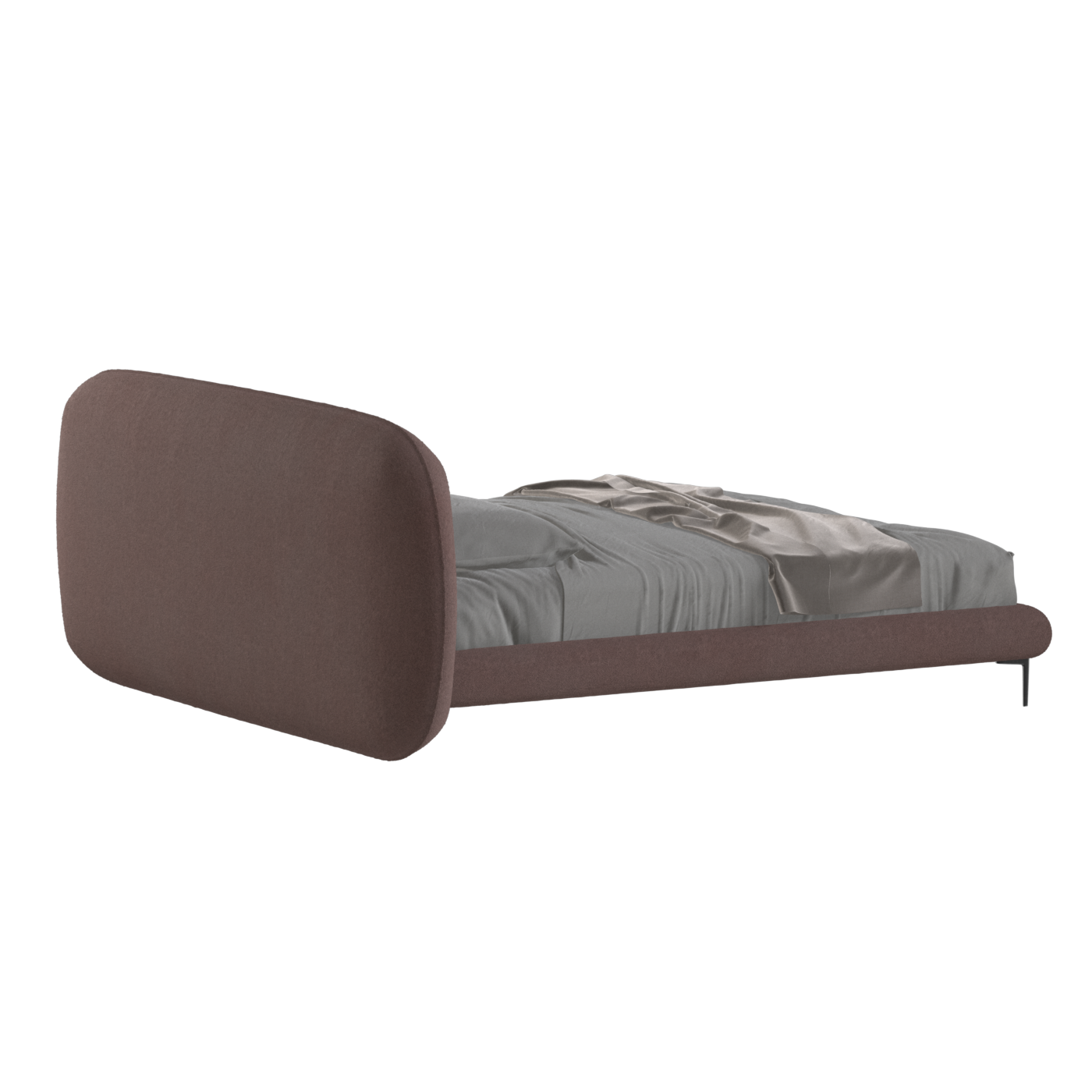 Bolzano Upholstered Bed with Curved Headboard