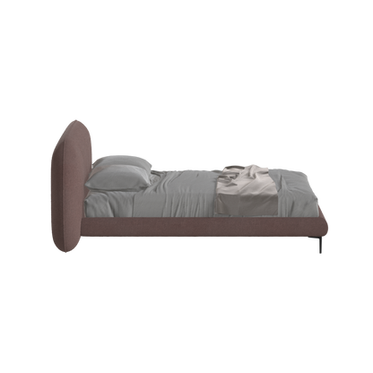 Bolzano Upholstered Bed with Curved Headboard