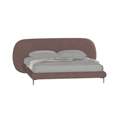 Bolzano Upholstered Bed with Curved Headboard