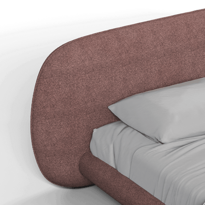Bolzano Upholstered Bed with Curved Headboard