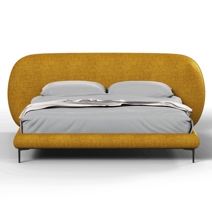Bolzano Upholstered Bed with Curved Headboard
