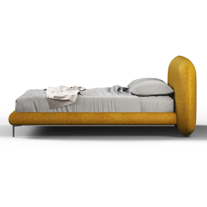 Bolzano Upholstered Bed with Curved Headboard