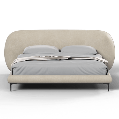 Bolzano Upholstered Bed with Curved Headboard