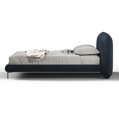 Bolzano Upholstered Bed with Curved Headboard