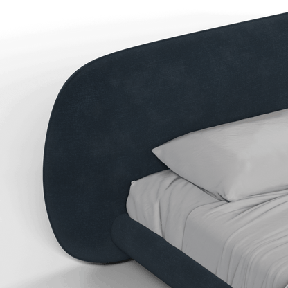Bolzano Upholstered Bed with Curved Headboard