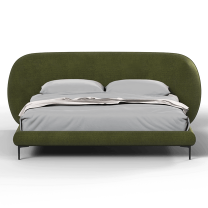 Bolzano Upholstered Bed with Curved Headboard